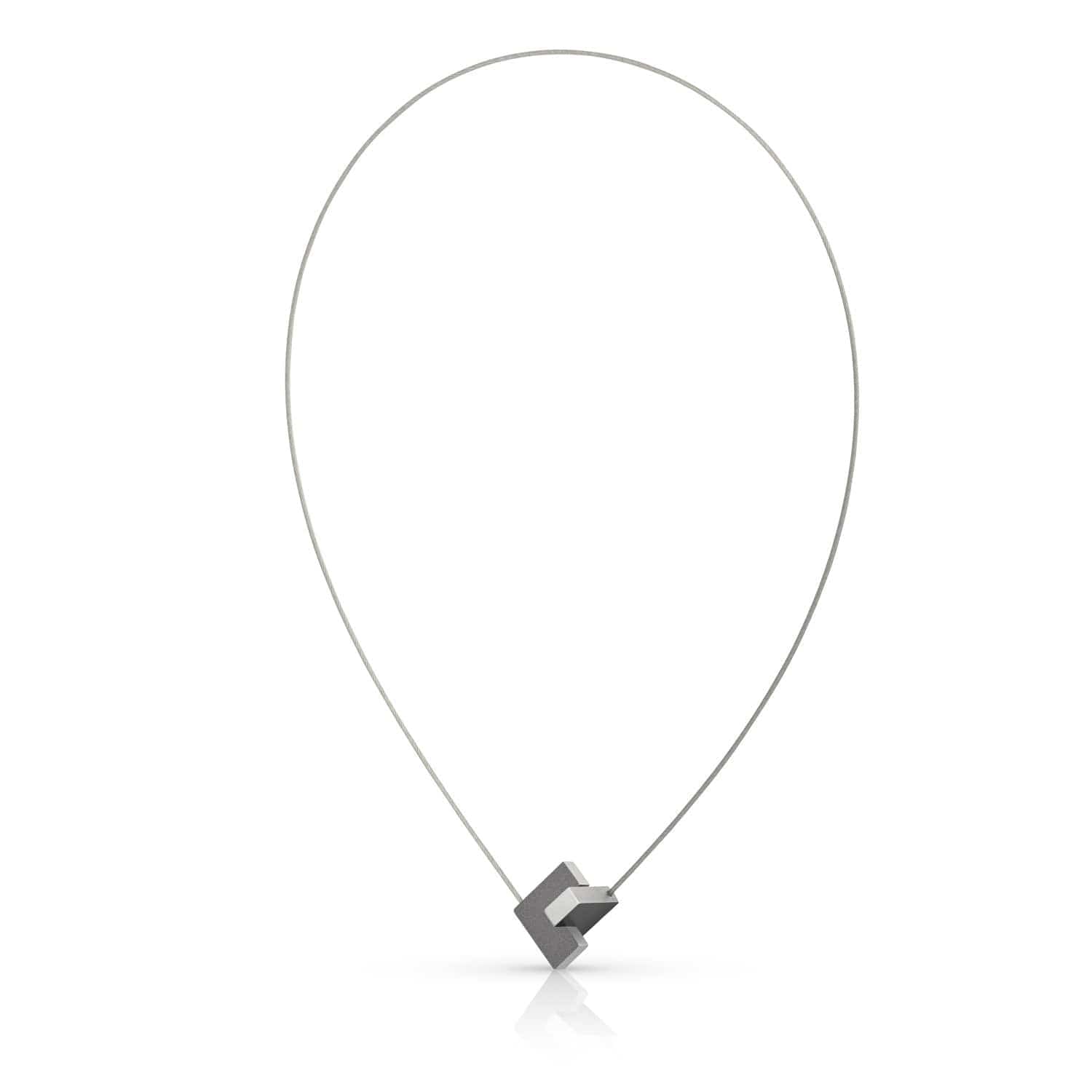 Ketting HILLIE inschuivende vierkantjes C281G